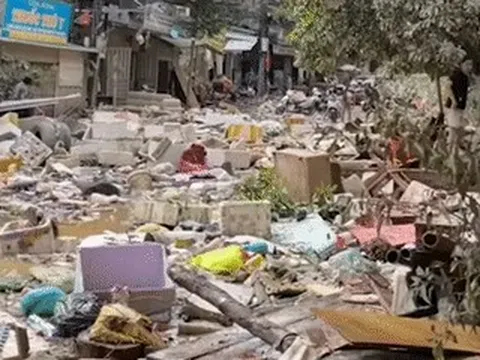 Cảnh tượng sau khi lũ rút ở Tuyên Quang khiến người dân chết lặng