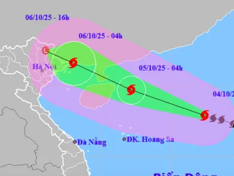 Bão số 11 Matmo có thể giật tới cấp 16, gây mưa rất to