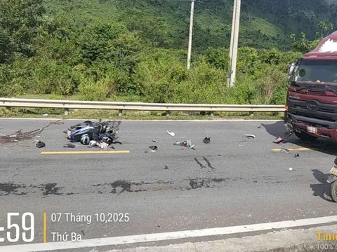 Hiện trường vụ tai nạn ở Đà Nẵng khiến 1 người chết tại chỗ
