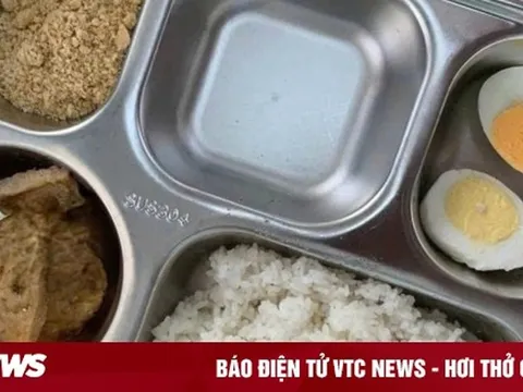 Suất cơm bán trú 25.000 đồng cho học sinh tiểu học "dậy sóng" mạng xã hội