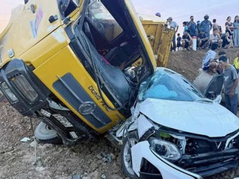 Khởi tố tài xế xe tải gây tai nạn, đè lên ô tô khiến 4 trẻ em bị thương nặng