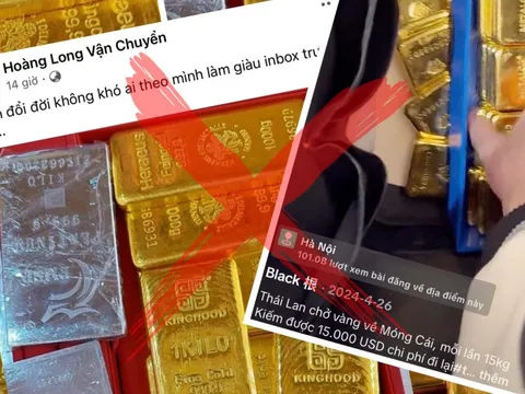 Bẫy 'cầm hộ' vàng qua biên giới