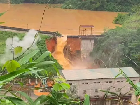 Vỡ đập thủy điện Bắc Khê 1 ở Lạng Sơn