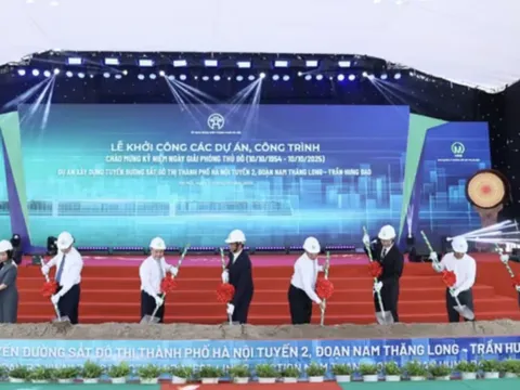 Khởi công xây dựng tuyến metro tổng vốn hơn 35.600 tỉ đồng ở Hà Nội