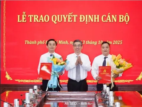Ông Trần Thế Thông và ông Đinh Xuân Hải được bổ nhiệm làm Thư ký Bí thư Thành ủy TP HCM