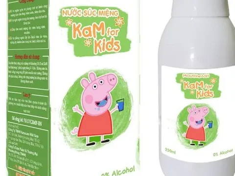 Thu hồi khẩn mỹ phẩm trẻ em và gel chăm sóc răng miệng