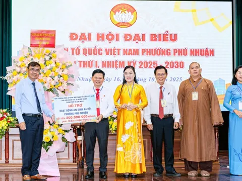 Ông Đinh Gia Huỳnh làm Chủ tịch Ủy ban MTTQ Việt Nam phường Phú Nhuận, TP HCM