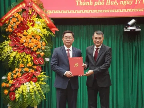 Ông Nguyễn Đình Trung giữ chức Bí thư Thành ủy Huế