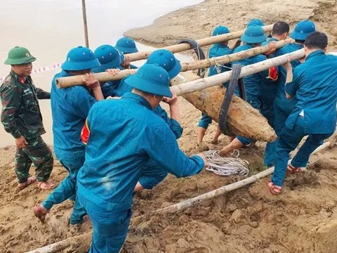 Hủy nổ quả bom nặng 340 kg sót lại sau chiến tranh