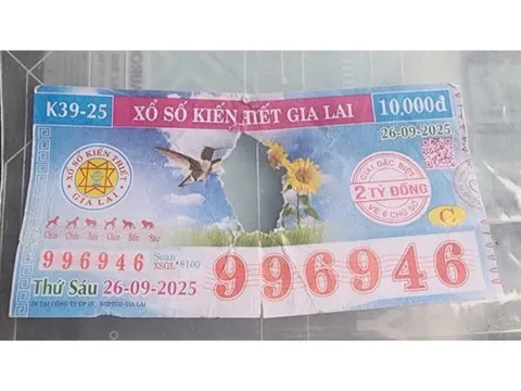 Vé số trúng 2 tỉ bị rách: Công ty XSKT Gia Lai trả lời chính thức