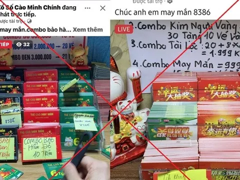 Cảnh giác lừa đảo qua mạng từ chiêu trò vé số cào
