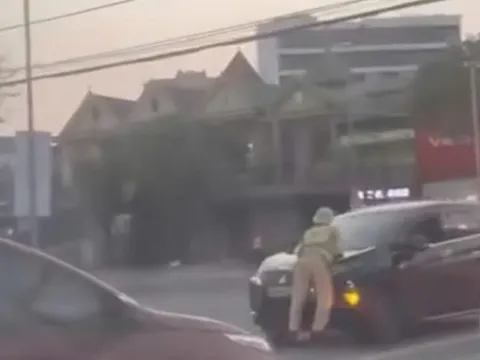 Danh tính tài xế điều khiển tô hất thiếu tá CSGT lên nắp ca-pô