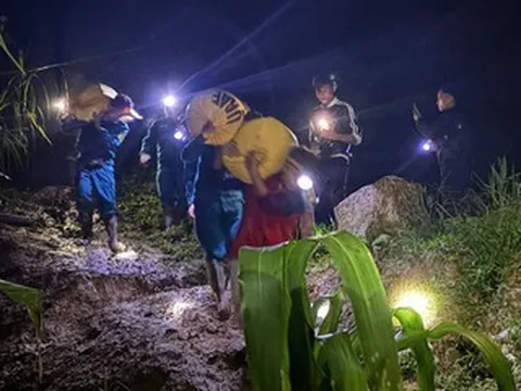 Vết nứt dài 50m khiến hàng loạt hộ dân phải di dời trong đêm