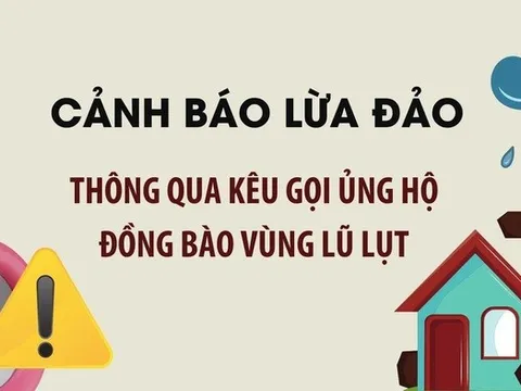 Cảnh báo chiêu trò lừa đảo kêu gọi ủng hộ đồng bào bị lũ lụt