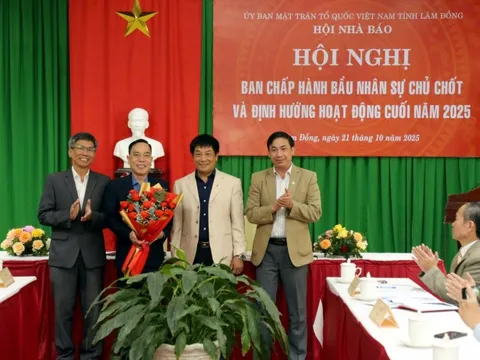 Ông Lê Huy Toàn được bầu làm Chủ tịch Hội Nhà báo tỉnh Lâm Đồng