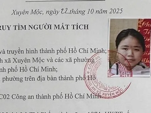 Thiếu nữ 13 tuổi mất tích bí ẩn sau cuộc điện thoại với mẹ hẹn 'mai con về'