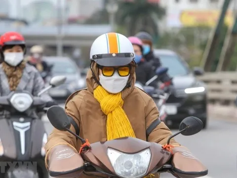 Không khí lạnh tăng cường, nhiệt độ thấp nhất dưới 17 độ C