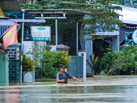 Lũ trên sông Thu Bồn tại Đà Nẵng vượt mức lịch sử năm Thìn 1964