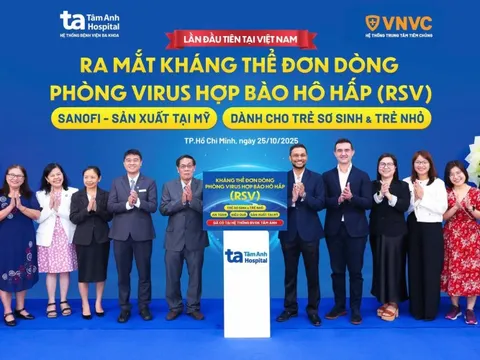 VNVC và Tâm Anh ra mắt kháng thể đơn dòng, bảo vệ trẻ khỏi bệnh hô hấp nặng