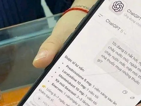 Ngỡ ngàng với hình ảnh 'mua thuốc theo đơn' ChatGPT gợi ý