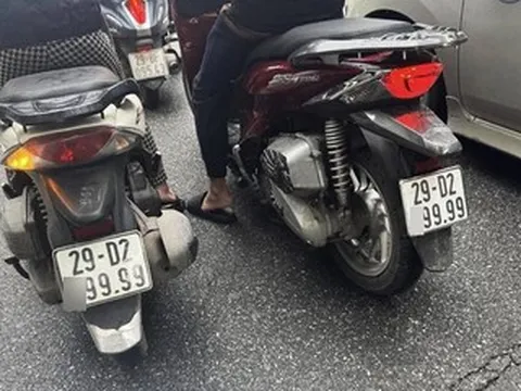Xác minh 2 xe SH trùng biển số có tứ quý 9 ở Hà Nội