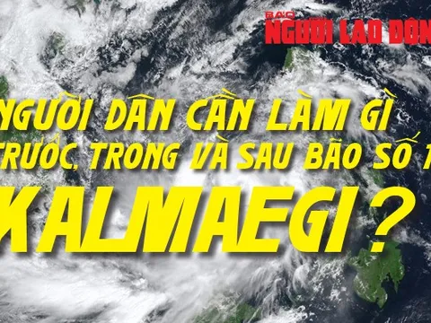 [Infographic] - Người dân cần làm gì trong và sau bão số 13 Kalmaegi?