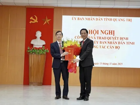 Ông Nguyễn Hoài Nam được bổ nhiệm làm Chánh Thanh tra tỉnh Quảng Trị