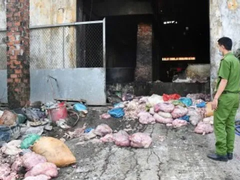 Kinh hãi cơ sở chế biến mỡ bẩn 'núp' trong nghĩa trang ở Đà Nẵng