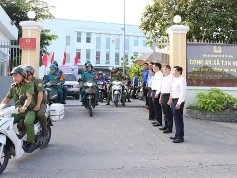 Xã Tân Nhựt, TP HCM: Lập lại trật tự lòng, lề đường, vỉa hè