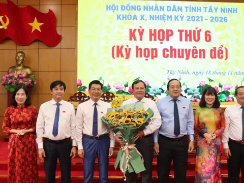 Ông Lê Văn Hẳn được bầu làm Chủ tịch UBND tỉnh Tây Ninh