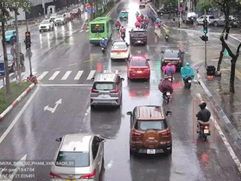 Danh sách ô tô, xe máy ở Hà Nội vi phạm do camera AI phát hiện