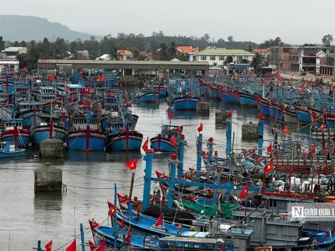 Sóng lớn suốt tháng, ngư dân Quảng Ngãi lao đao vì tàu phải nằm bờ