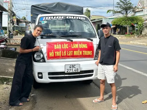 Vùng thiên tai Lâm Đồng gửi quà đến Phú Yên cũ, cùng nhau đứng dậy sau lũ