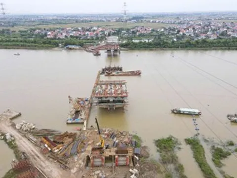 Toàn cảnh dự án cầu Kênh Vàng nối hai tỉnh Bắc Ninh và Hải Phòng