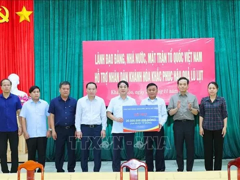 Thường trực Ban Bí thư chỉ đạo công tác khắc phục hậu quả mưa lũ