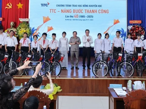 Trao học bổng ‘TTC - Nâng bước thành công’ lần thứ 40 năm 2025