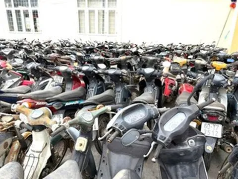Công an Gia Lai tìm chủ nhân của hơn 1.100 xe máy bị tạm giữ