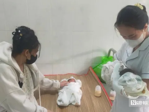 Phút sinh tử trong lũ: Xe chuyên dụng đưa sản phụ sinh đôi ra khỏi vùng nguy hiểm ở Lâm Đồng