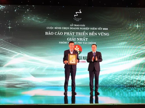 Phân Bón Cà Mau giành giải nhất Phát triển bền vững 2025