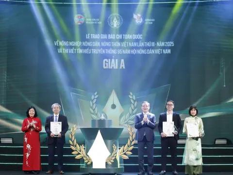 Vinh danh các tác phẩm báo chí xuất sắc viết về nông nghiệp, nông dân, nông thôn lần III