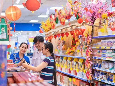 Giỏ quà 99.000 đồng lên kệ siêu thị