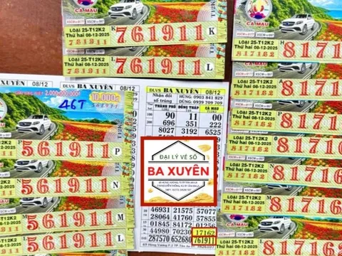 Xổ số miền Nam: Đại lý vé số đang tìm vị khách trúng độc đắc 24 tỉ đồng