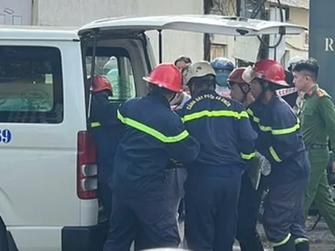 Sập bê tông khi sửa nhà hàng, một người tử vong