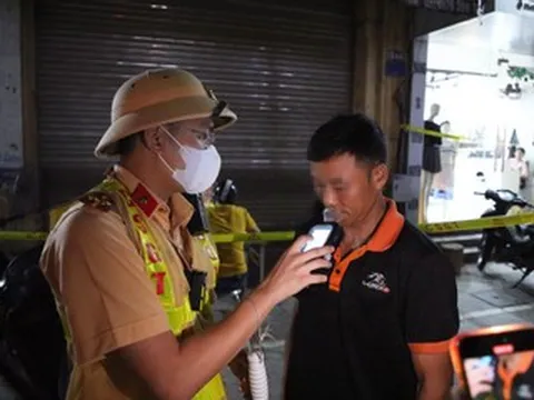 Cục CSGT công khai thời gian đồng loạt kiểm tra nồng độ cồn dịp Tết Bính Ngọ