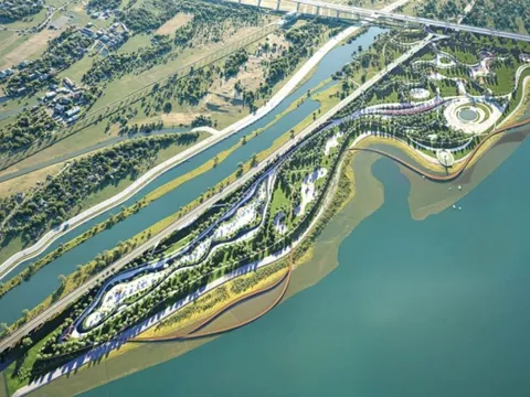 Sắp khởi công dự án Trục đại lộ cảnh quan sông Hồng 855.000 tỉ đồng