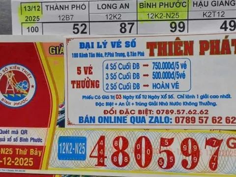 Xổ số miền Nam: Chiều 14-12, tài xế xe ôm trúng độc đắc khiến nhiều người phấn khích