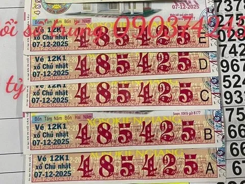Xổ số miền Nam: Vé số Kiên Giang trúng độc đắc liên tiếp tại TPHCM