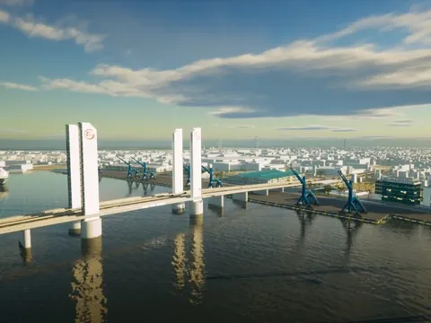 Phương án nâng tĩnh không cầu Thủ Thiêm 4 gắn với quy hoạch cảng