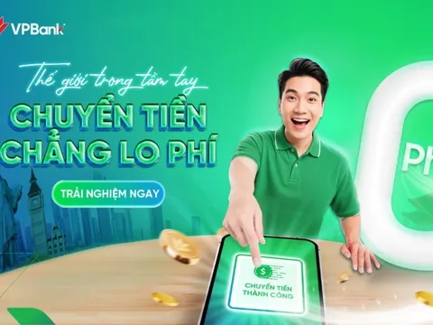 ‘Chuyển tiền quốc tế 0 phí’ trên VPBank NEO