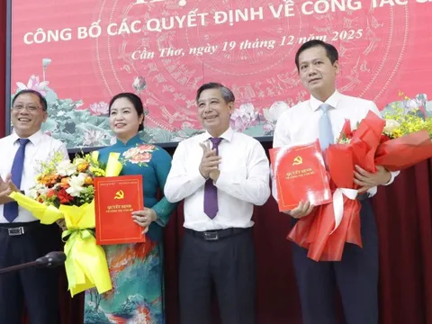 Bí thư phường Vị Thanh làm Chủ nhiệm Ủy ban Kiểm tra Thành ủy Cần Thơ